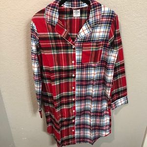 🔥Price Firm🔥 Cute Plaid Nightshirt
